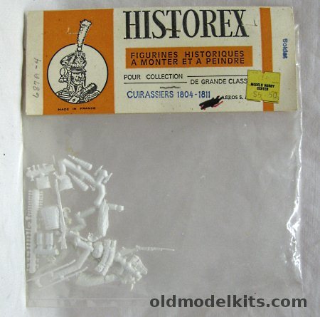 Historex 1/32 Cuirassiers 1804-1811 (Soldier) - Historical Figures, 687A-4 plastic model kit